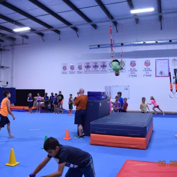 Gymnastics open gym activity