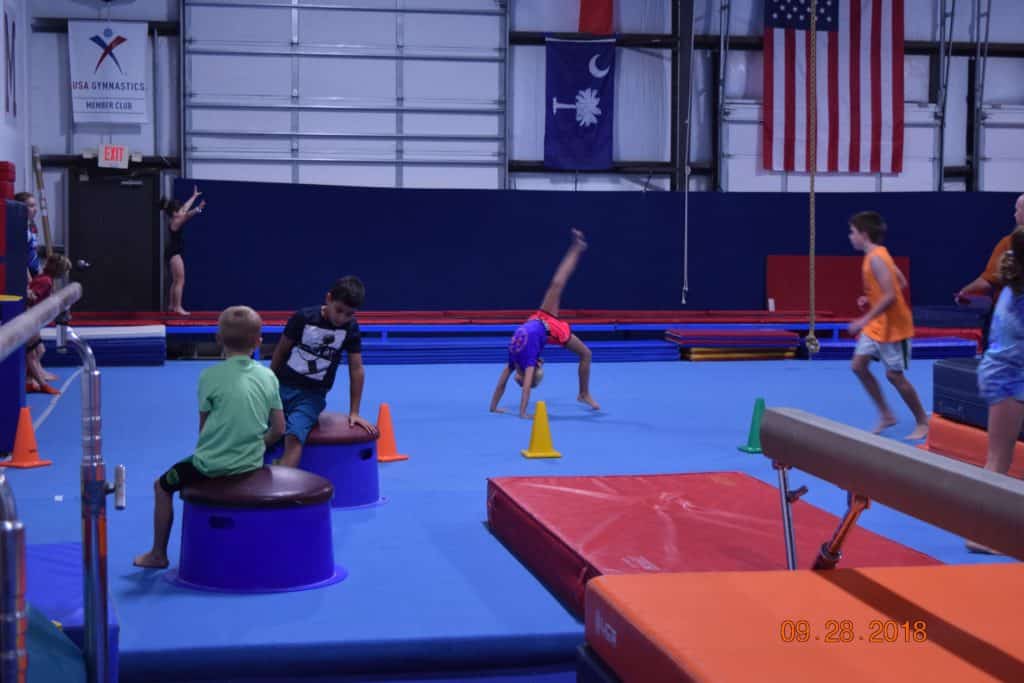Open gym training area